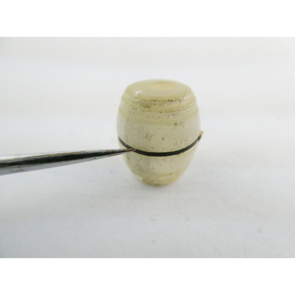 Vintage Satinspar Barrel Charm Niagara Falls Stanhope Viewer WORKS Small Crack