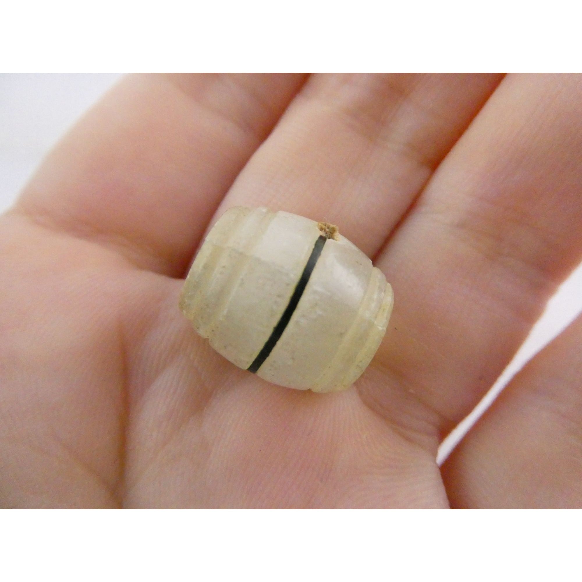 Vintage Satinspar Barrel Charm Niagara Falls Stanhope Viewer WORKS Small Crack