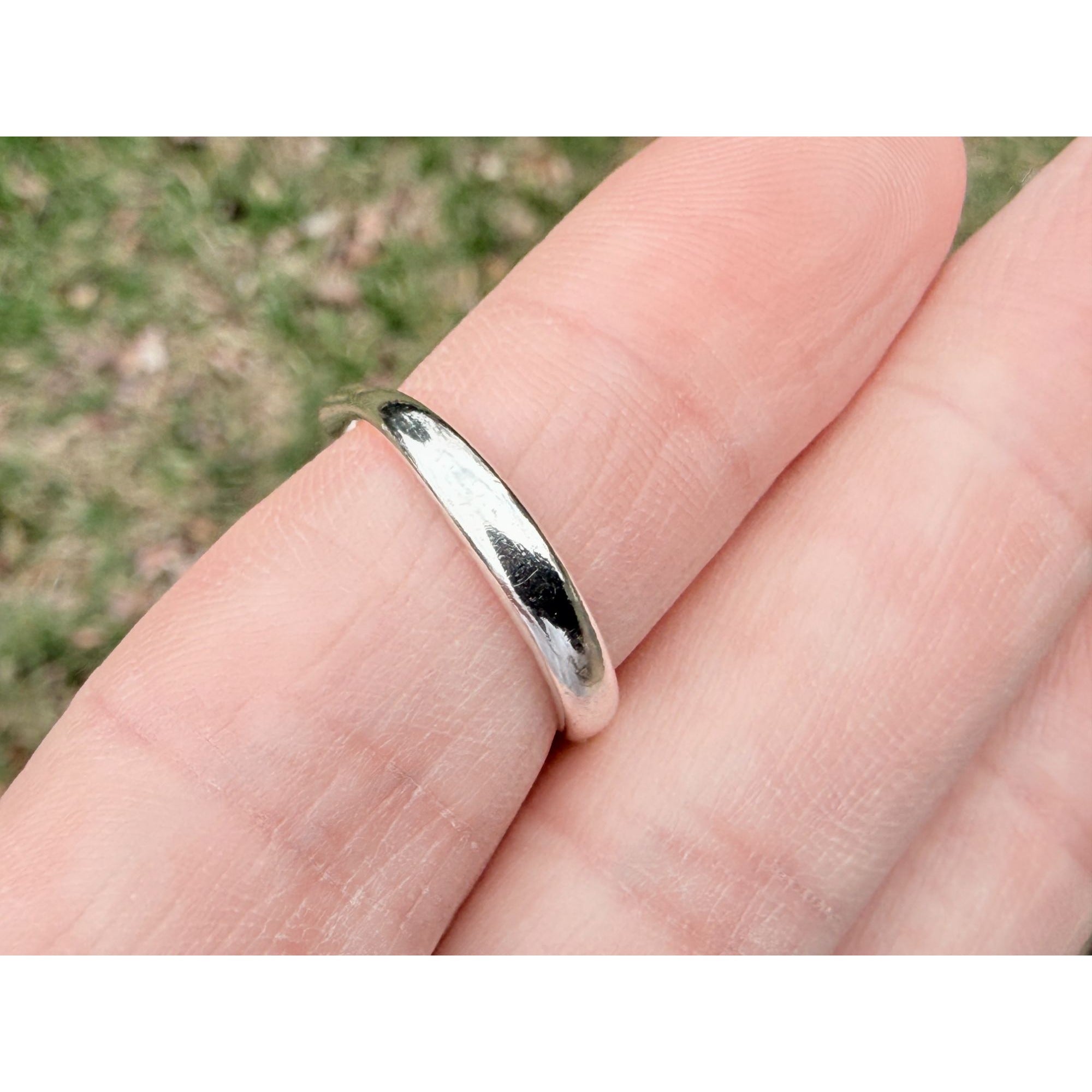 Tiffany and Co Elsa Peretti Sterling Silver Open Heart Ring Size 6 Weighs 2.6g