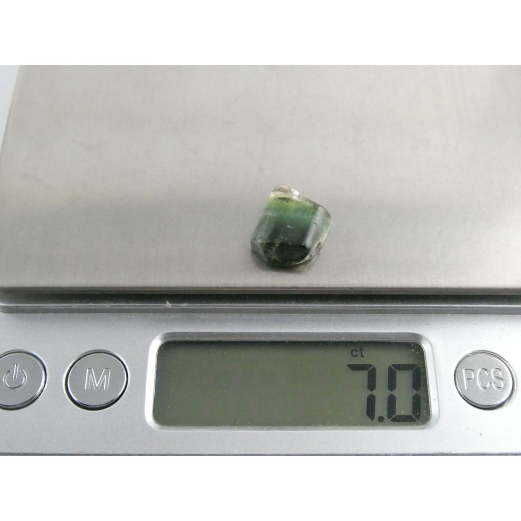 Natural Green Tourmaline Piece Specimen 1.4g Weight 12.99mm Max Length Freeform