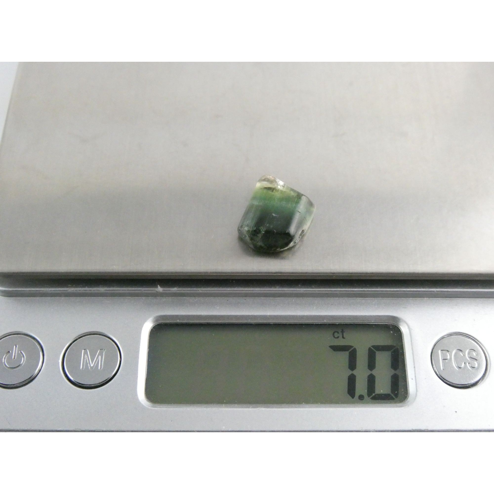 Natural Green Tourmaline Piece Specimen 1.4g Weight 12.99mm Max Length Freeform