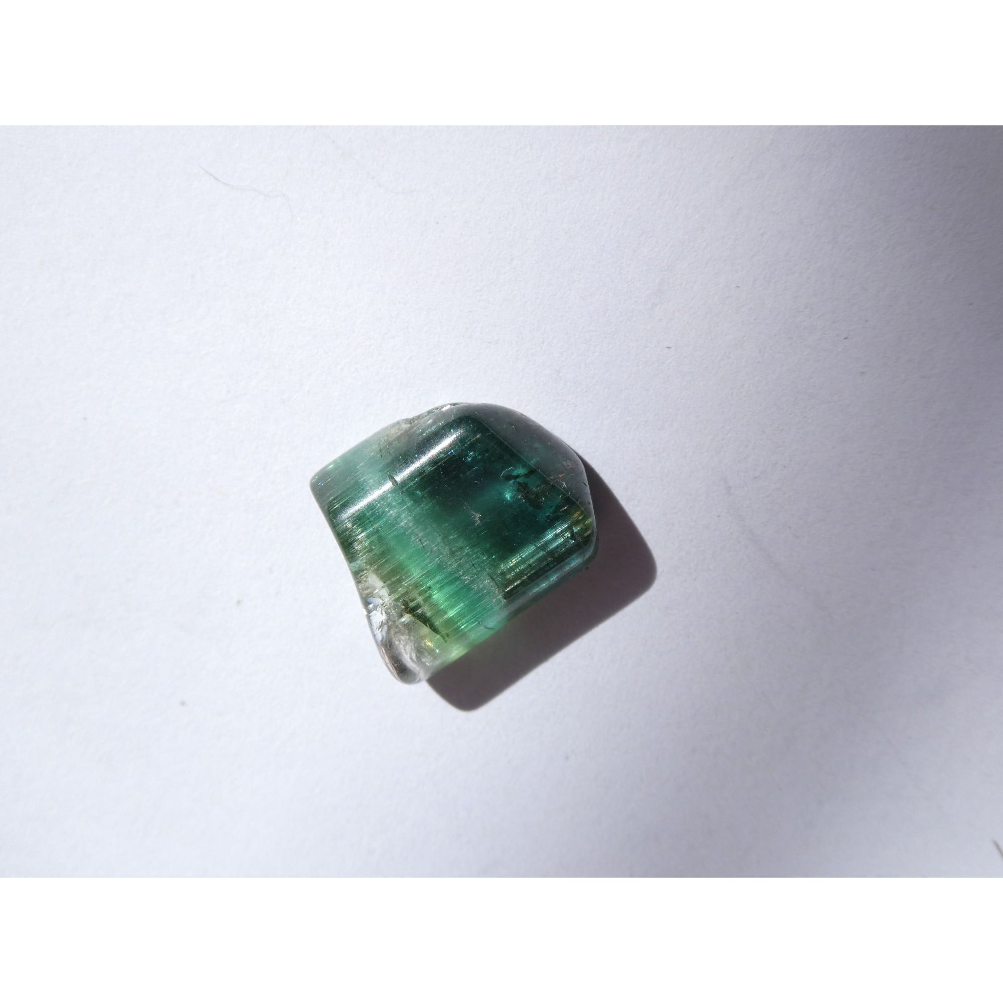 Natural Green Tourmaline Piece Specimen 1.4g Weight 12.99mm Max Length Freeform