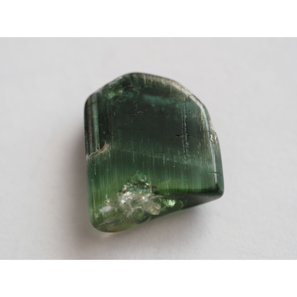 Natural Green Tourmaline Piece Specimen 1.4g Weight 12.99mm Max Length Freeform