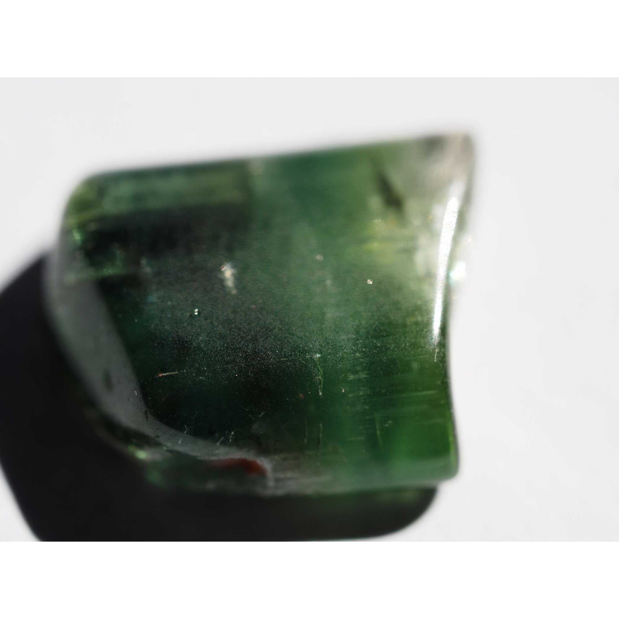 Natural Green Tourmaline Piece Specimen 1.4g Weight 12.99mm Max Length Freeform