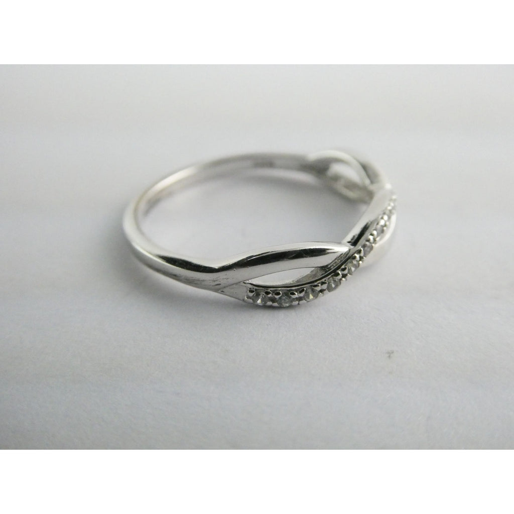 RJ Grazino RJ Sterling Silver Infinity Looped Design Ring Size 10 Weighs 2.1g