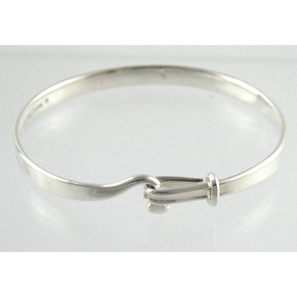 Georg Jensen Viviana Torun Sterling Silver Bangle Bracelet 204 7 Inches 16 Grams