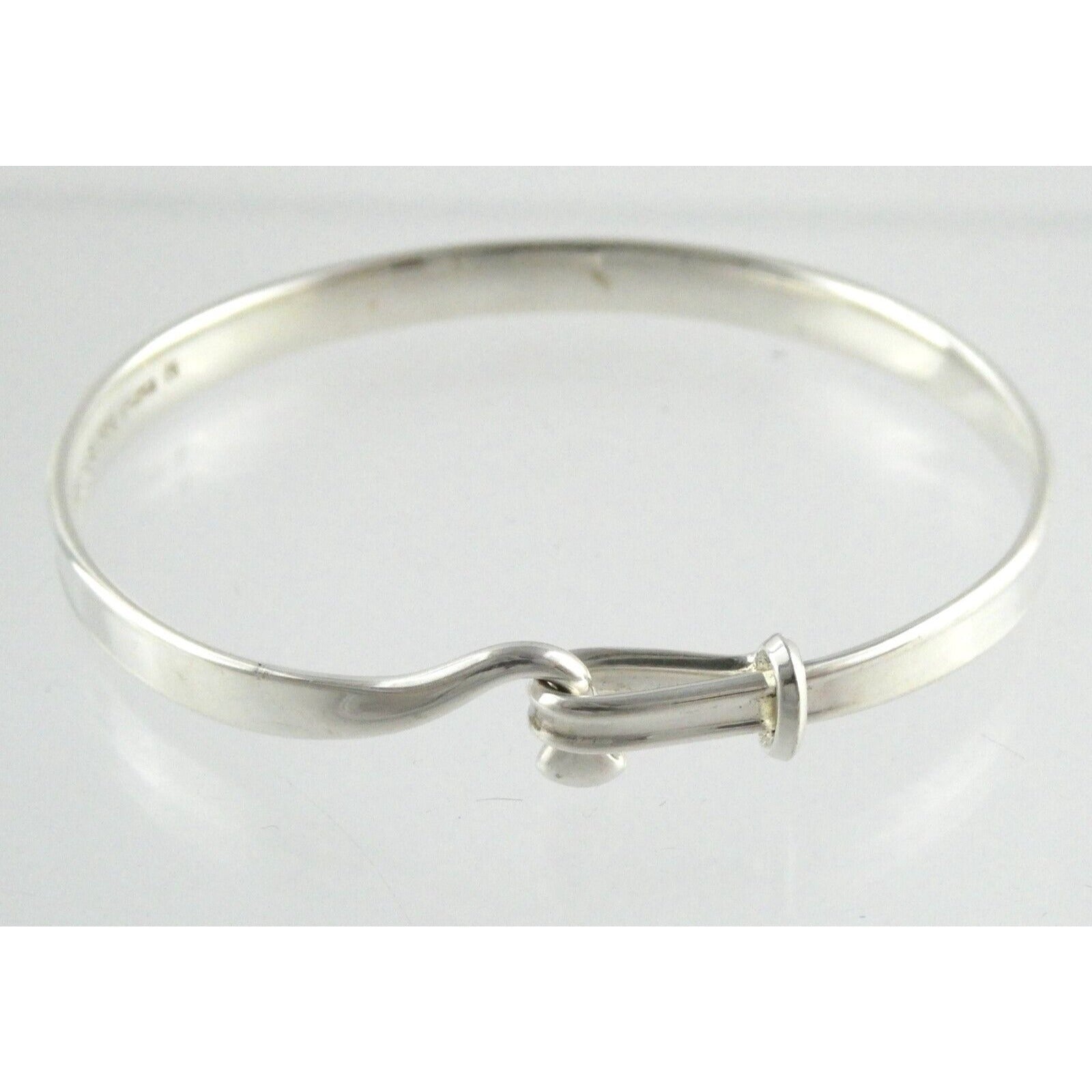 Georg Jensen Viviana Torun Sterling Silver Bangle Bracelet 204 7 Inches 16 Grams