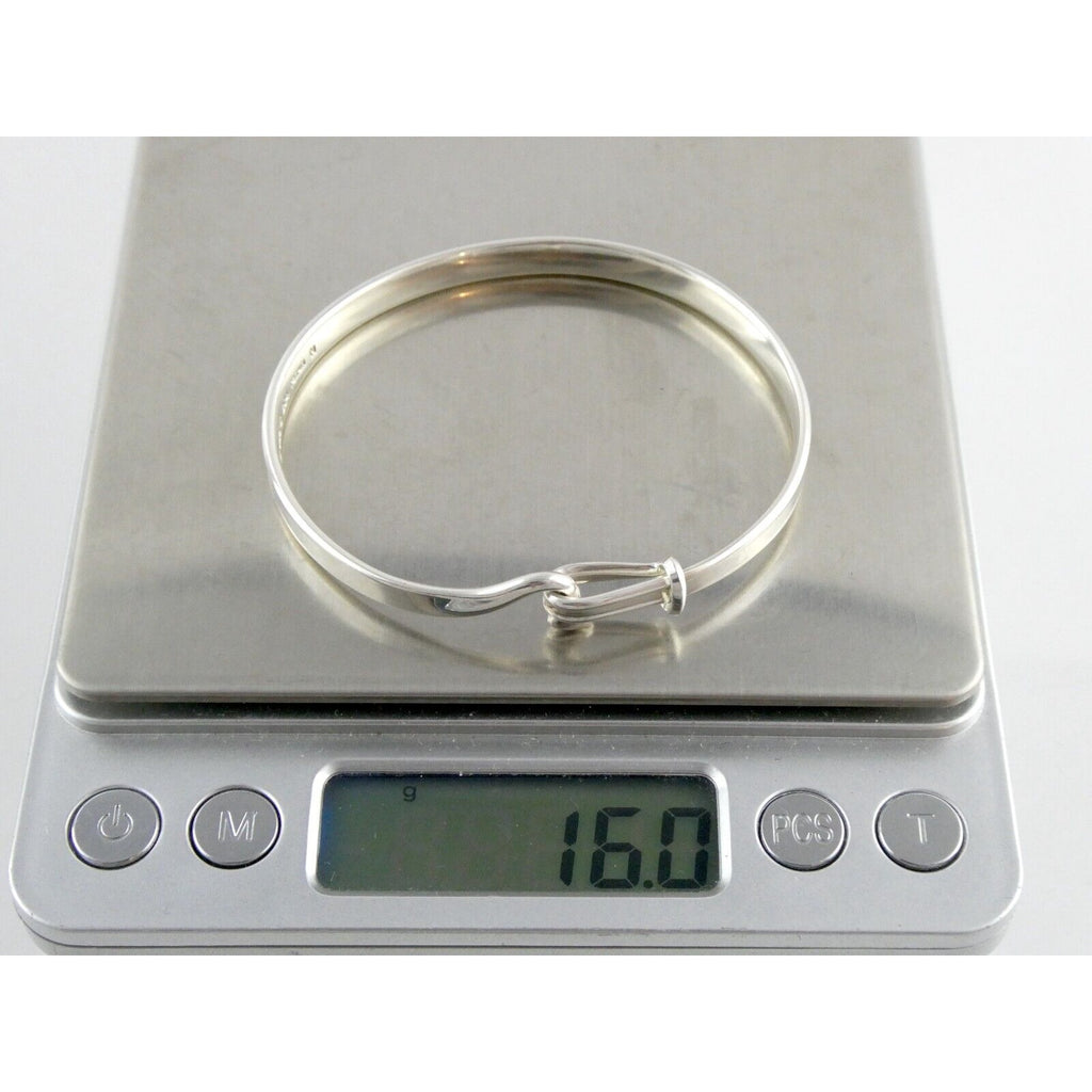 Georg Jensen Viviana Torun Sterling Silver Bangle Bracelet 204 7 Inches 16 Grams