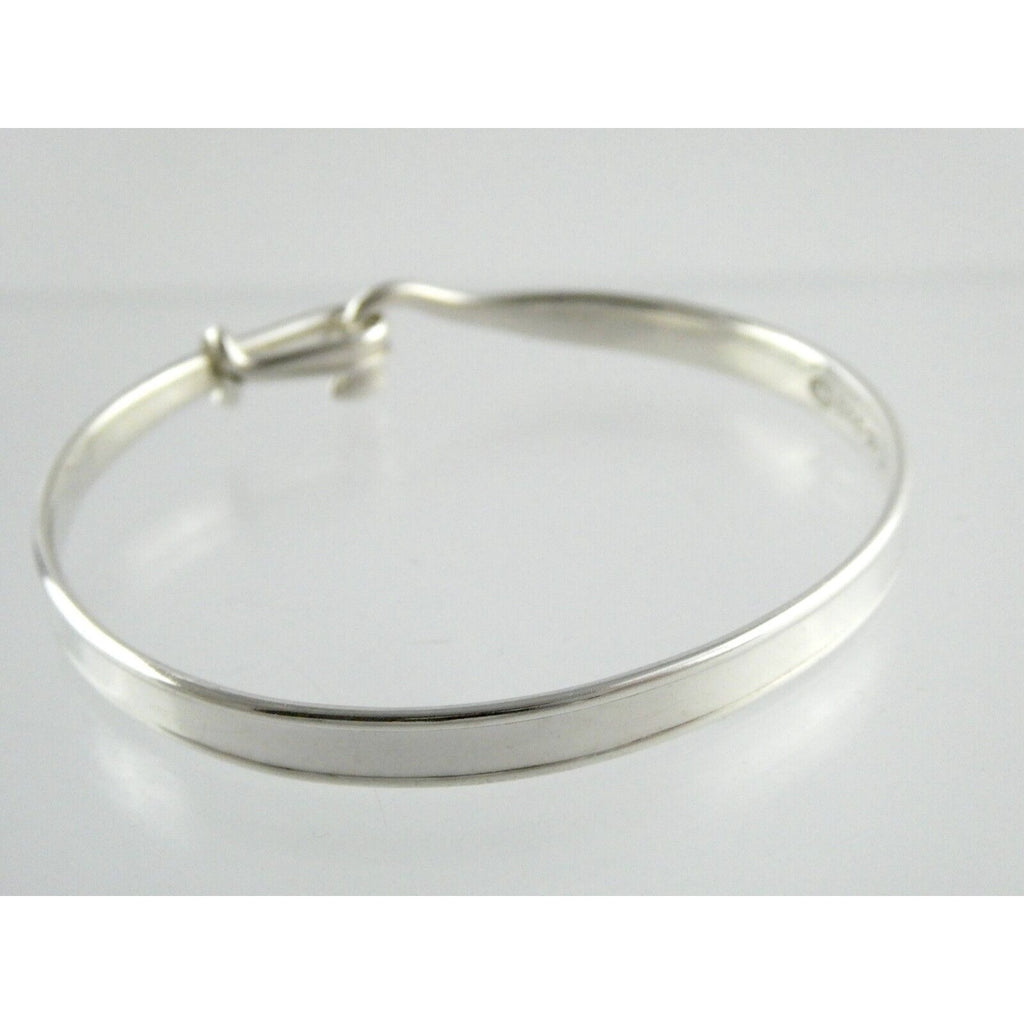 Georg Jensen Viviana Torun Sterling Silver Bangle Bracelet 204 7 Inches 16 Grams