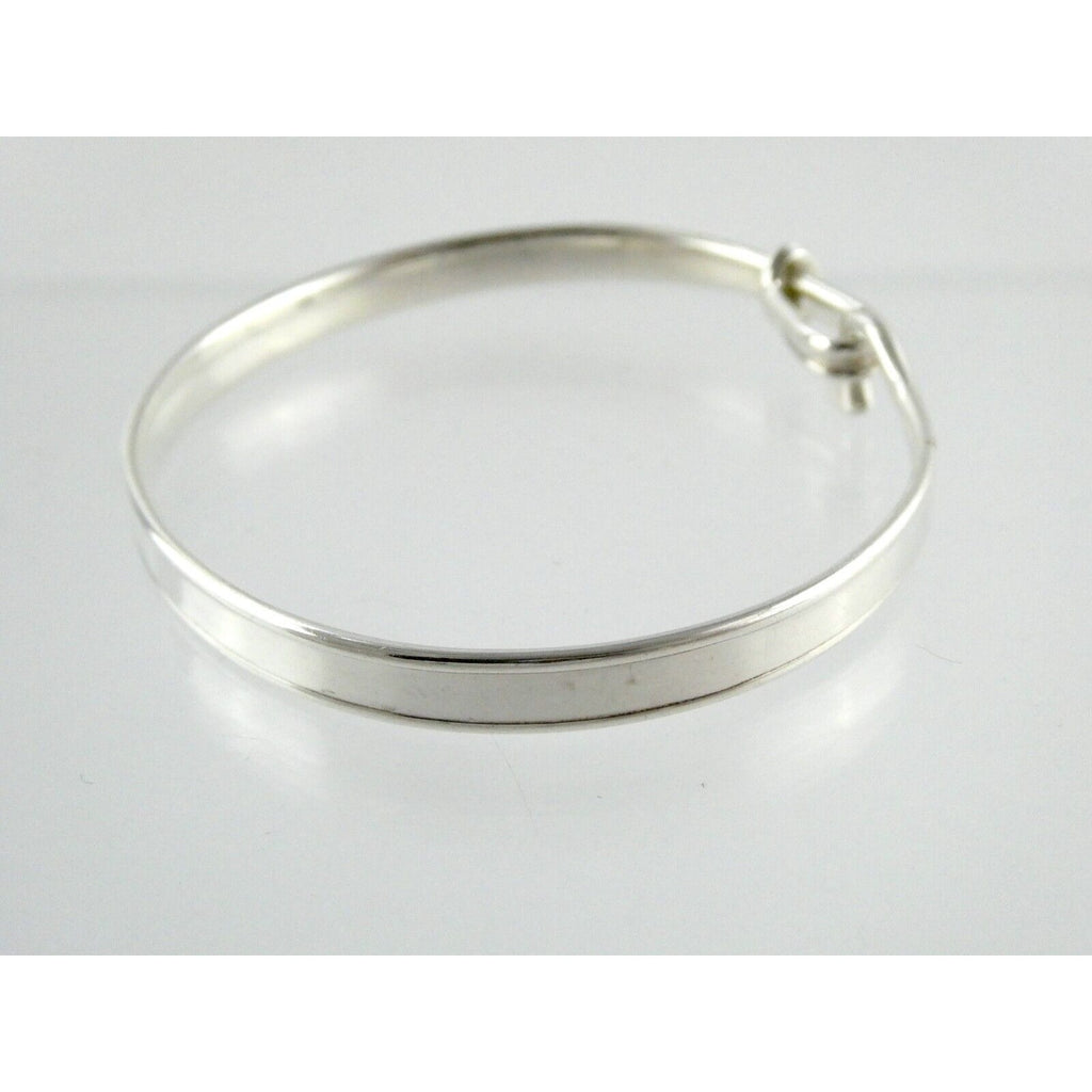 Georg Jensen Viviana Torun Sterling Silver Bangle Bracelet 204 7 Inches 16 Grams