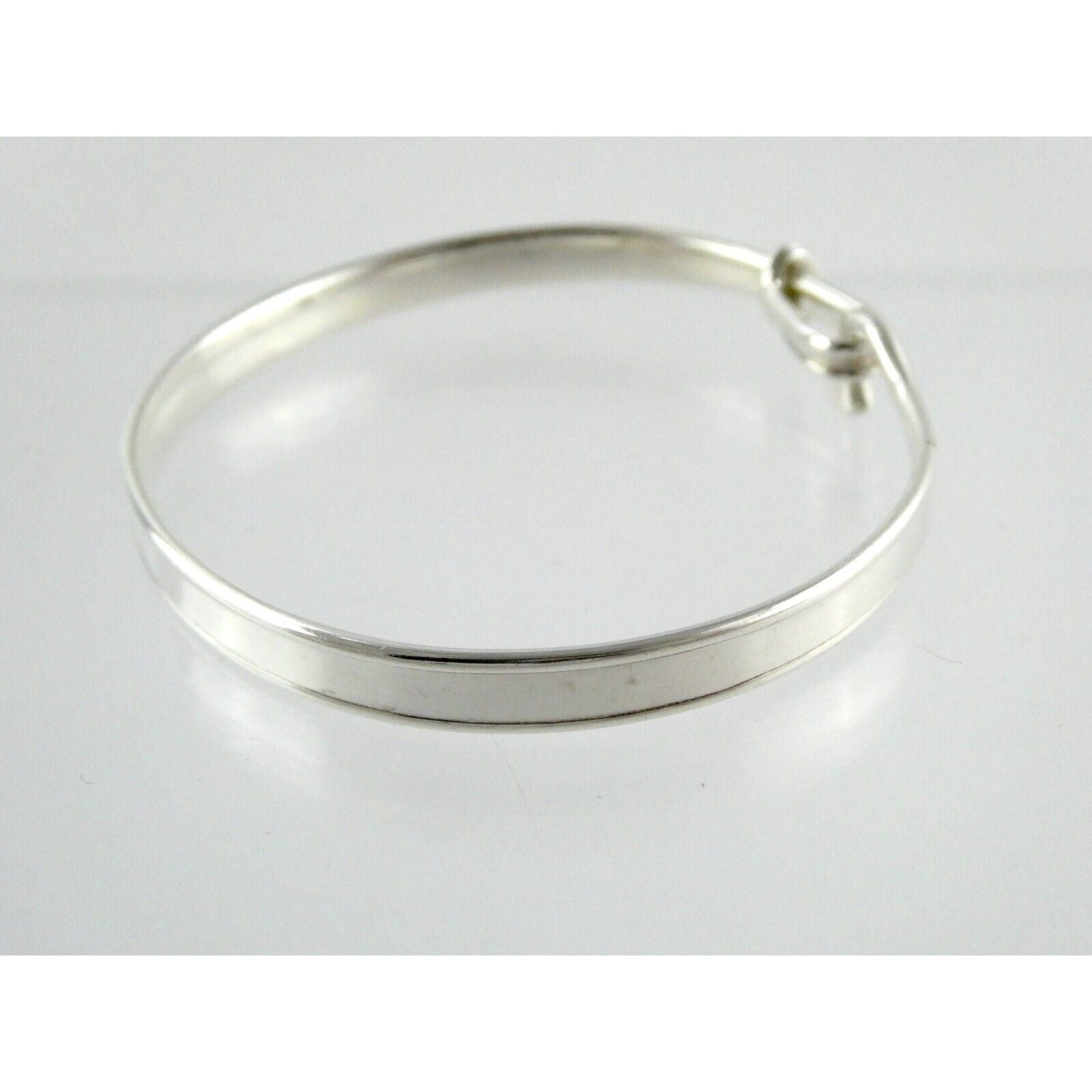 Georg Jensen Viviana Torun Sterling Silver Bangle Bracelet 204 7 Inches 16 Grams