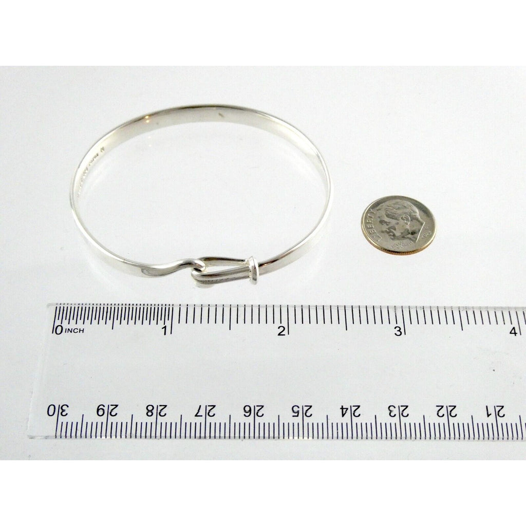 Georg Jensen Viviana Torun Sterling Silver Bangle Bracelet 204 7 Inches 16 Grams