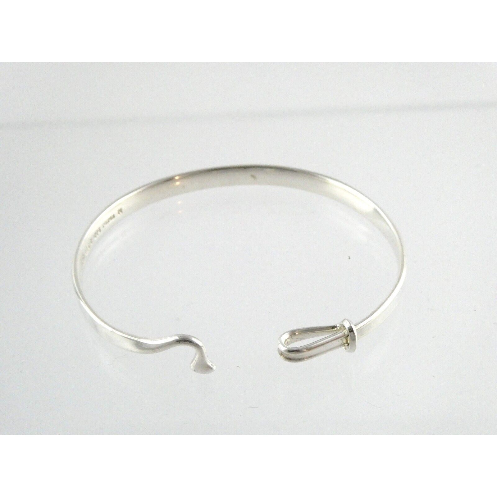 Georg Jensen Viviana Torun Sterling Silver Bangle Bracelet 204 7 Inches 16 Grams