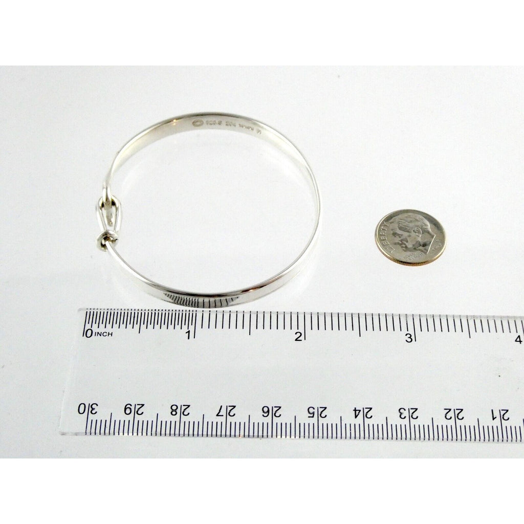 Georg Jensen Viviana Torun Sterling Silver Bangle Bracelet 204 7 Inches 16 Grams
