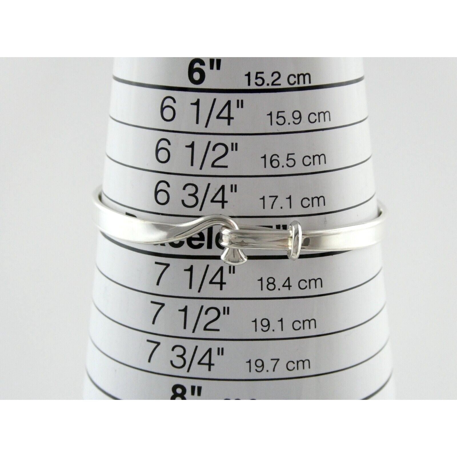 Georg Jensen Viviana Torun Sterling Silver Bangle Bracelet 204 7 Inches 16 Grams