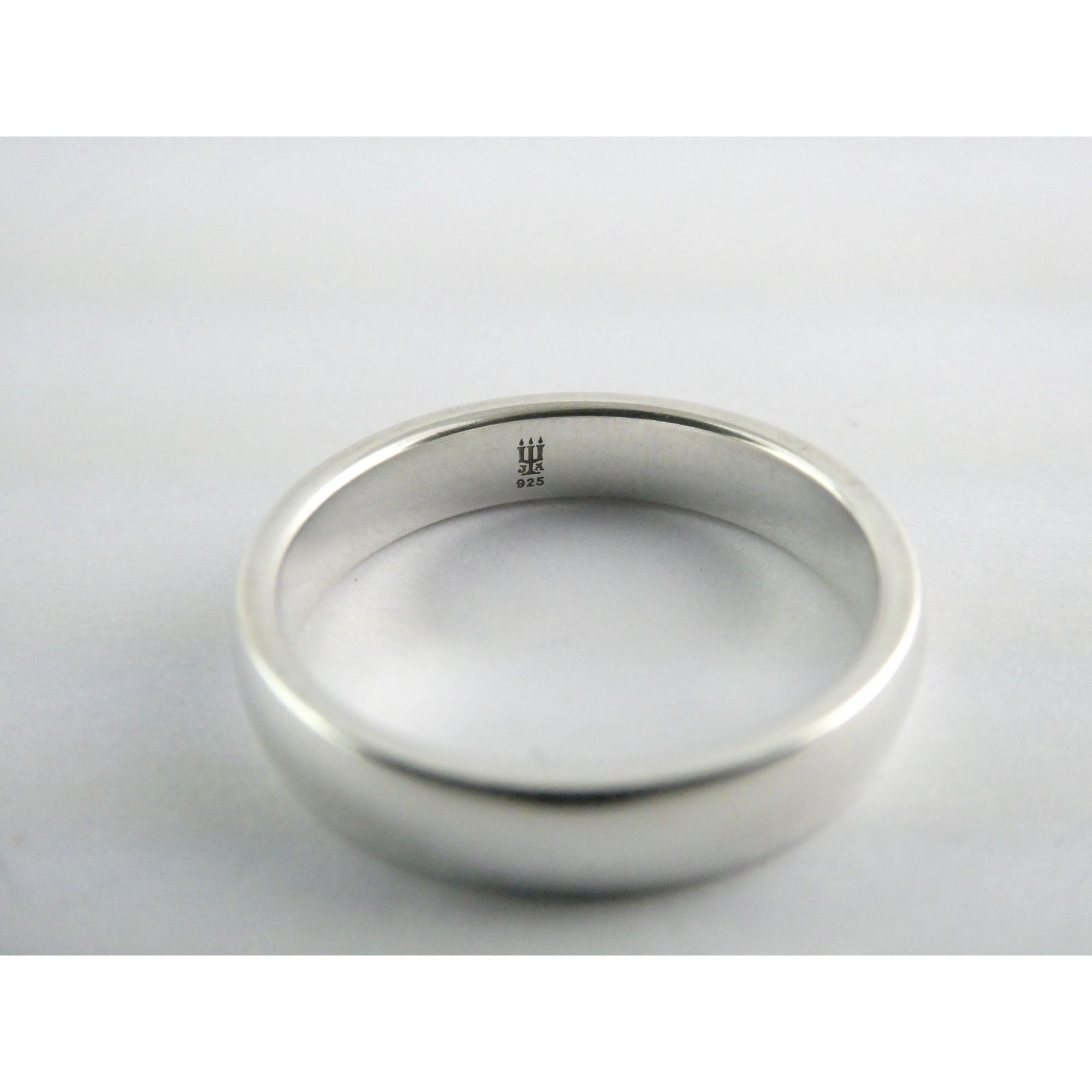James Avery Sterling Silver Athena Band Ring 925 Size 7.75 Weighs 4g 4mm Thick