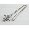 James Avery Retired Sterling Silver Fleur De Lis Pendant Necklace 13g 18 Inches