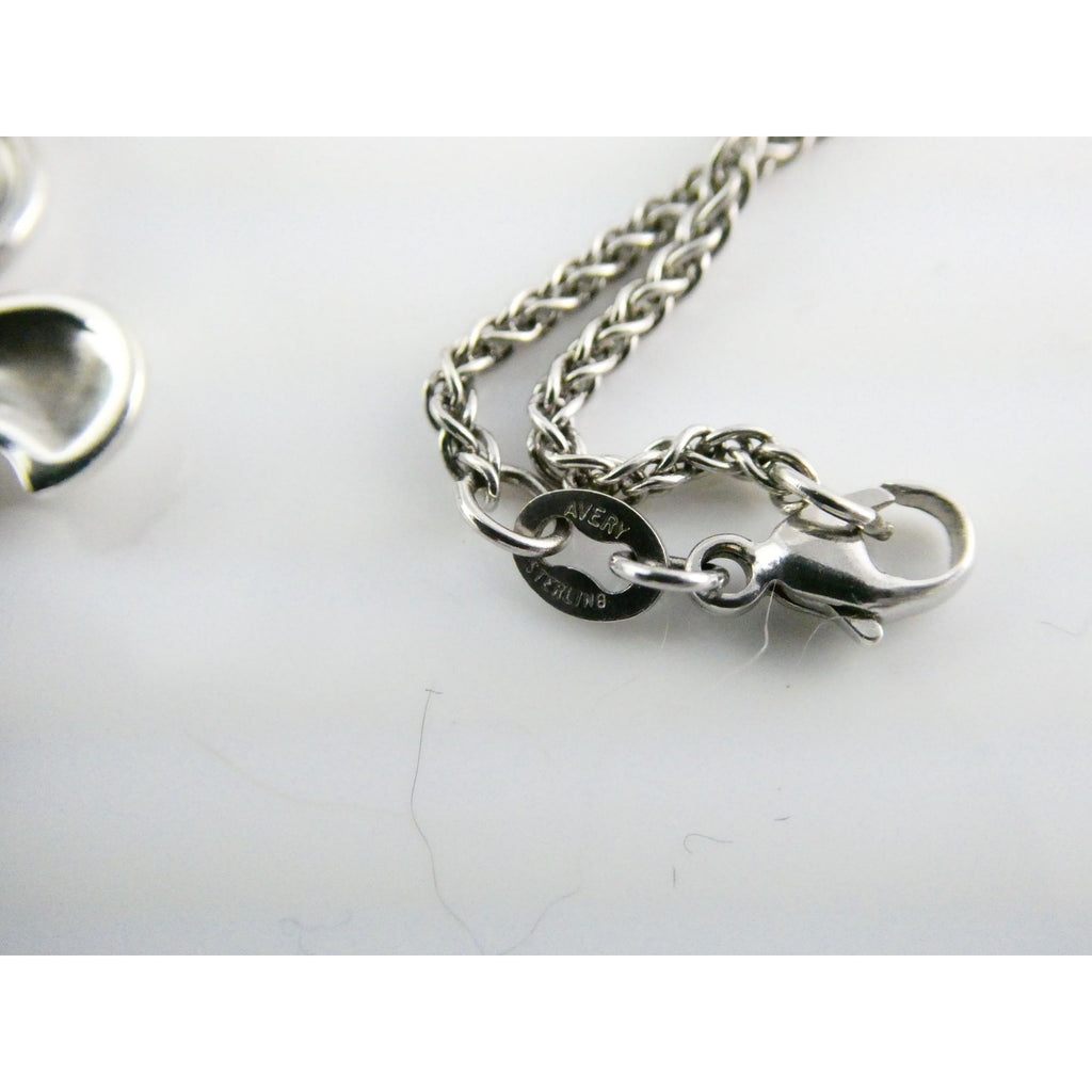 James Avery Retired Sterling Silver Fleur De Lis Pendant Necklace 13g 18 Inches
