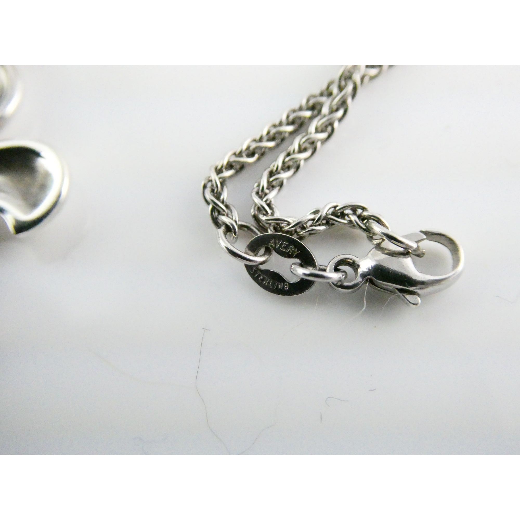 James Avery Retired Sterling Silver Fleur De Lis Pendant Necklace 13g 18 Inches