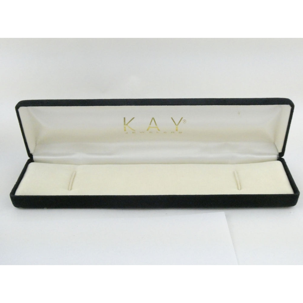 Kay Jewelers Jane Seymour 14K Gold Open Heart Natural Diamond Pendant Necklace