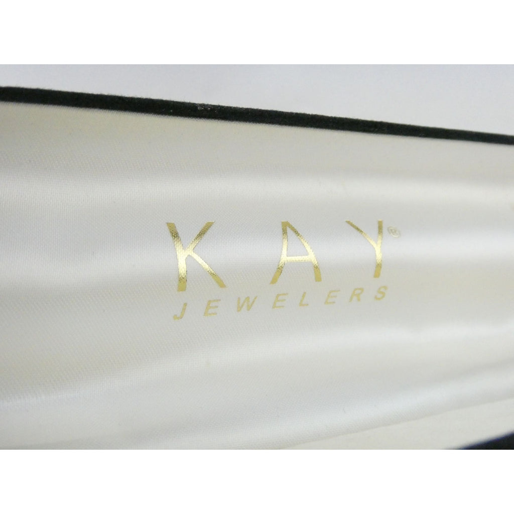 Kay Jewelers Jane Seymour 14K Gold Open Heart Natural Diamond Pendant Necklace