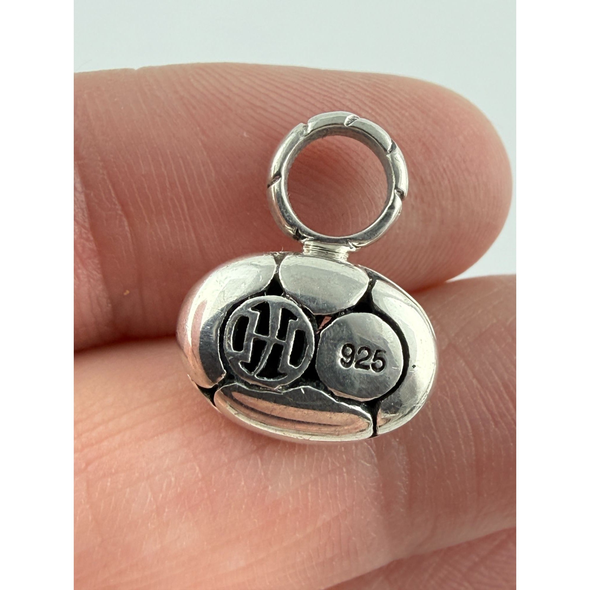John Hardy Sterling Silver Pebble Kali Small Pendant 17mm Length 2.4g Weight 925