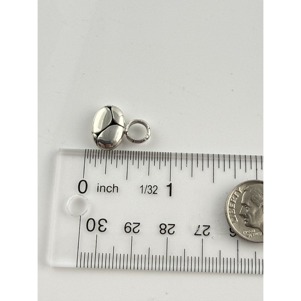 John Hardy Sterling Silver Pebble Kali Small Pendant 17mm Length 2.4g Weight 925