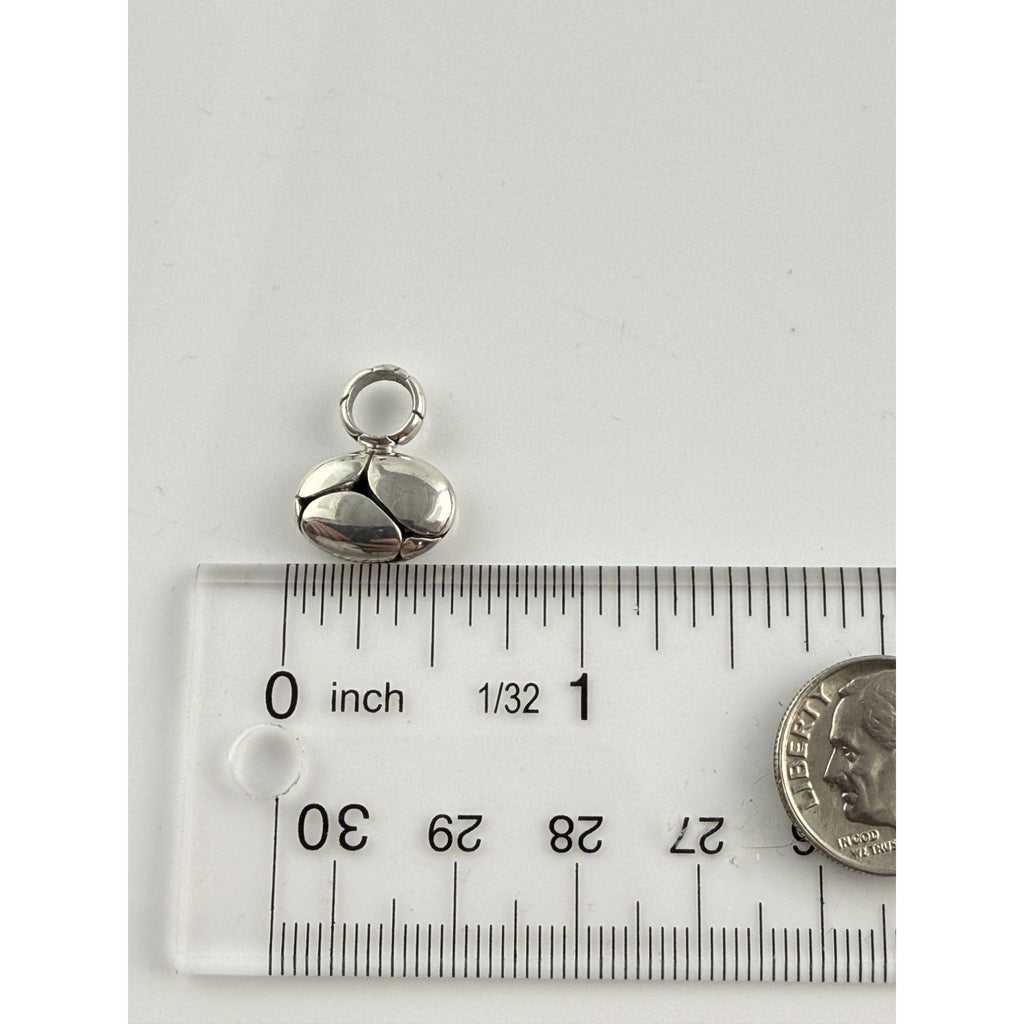 John Hardy Sterling Silver Pebble Kali Small Pendant 17mm Length 2.4g Weight 925