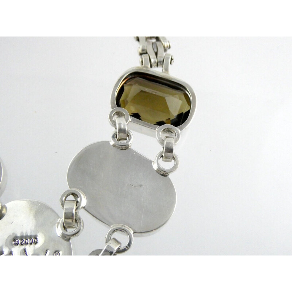 Stephen Dweck One of a Kind Sterling Silver Opal Necklace 9893 30 17.5 Inch 925