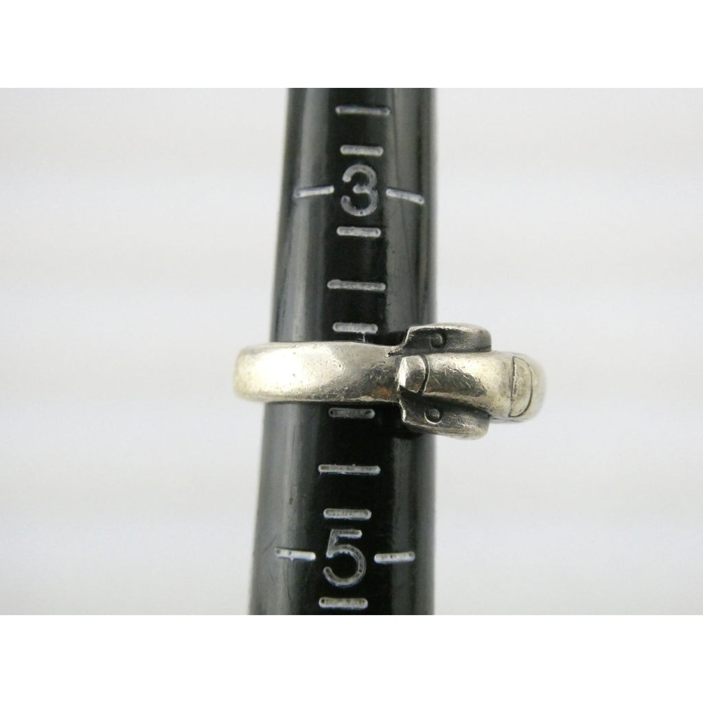 Vintage James Yesberger Volkswagen Beetle Sterling Silver Ring Size 4 12.5g