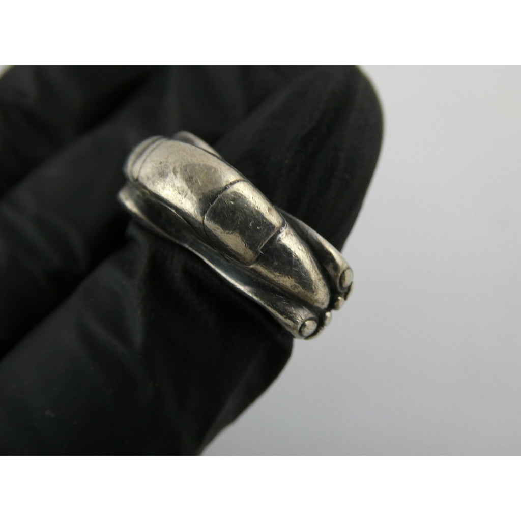 Vintage James Yesberger Volkswagen Beetle Sterling Silver Ring Size 4 12.5g
