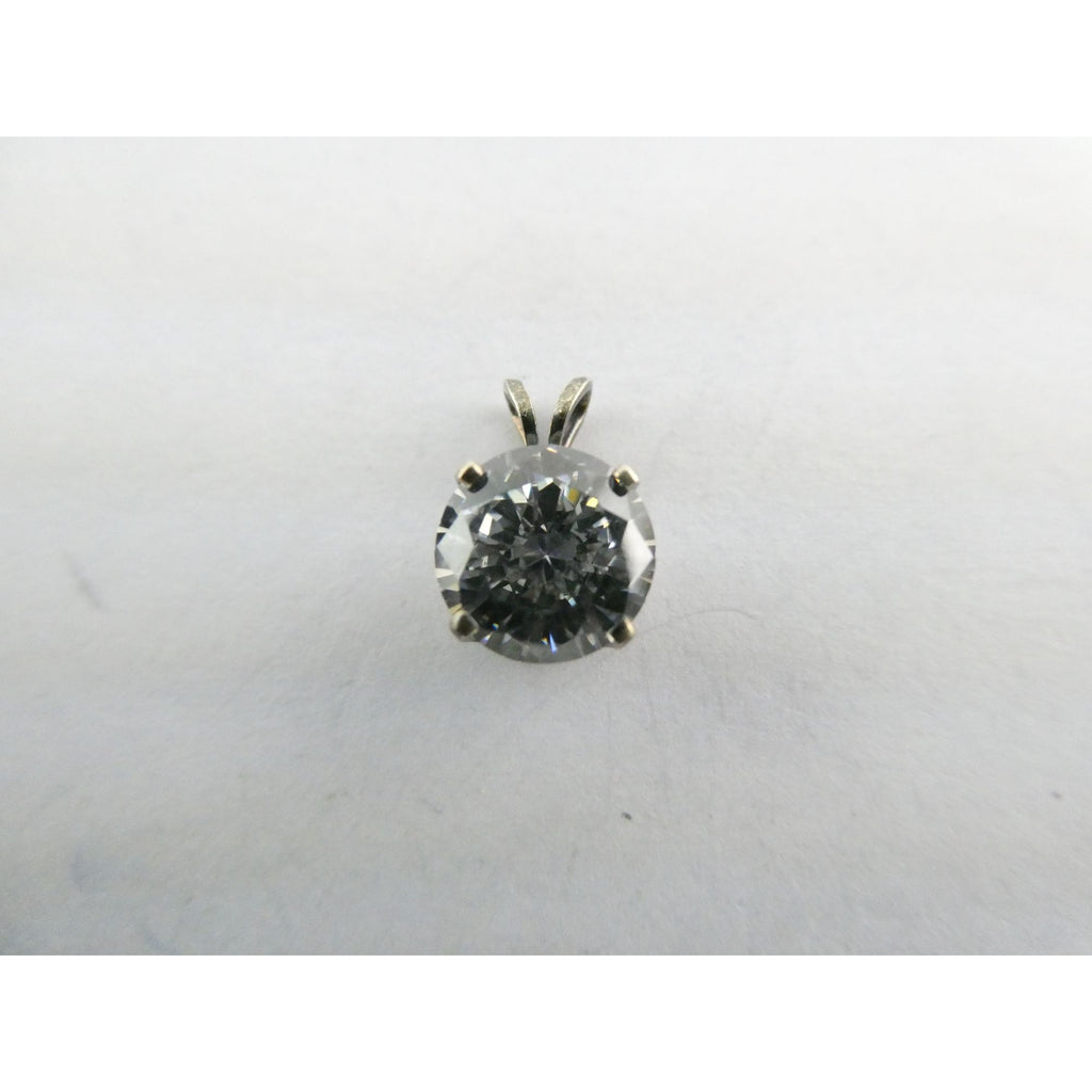 DQCZ Sterling Silver Round Pendant 1.4g Weight 11.88mm Total Length