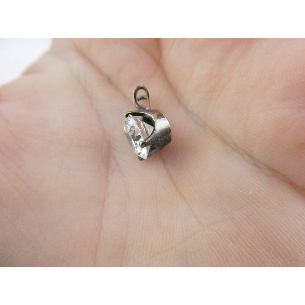 DQCZ Sterling Silver Round Pendant 1.4g Weight 11.88mm Total Length