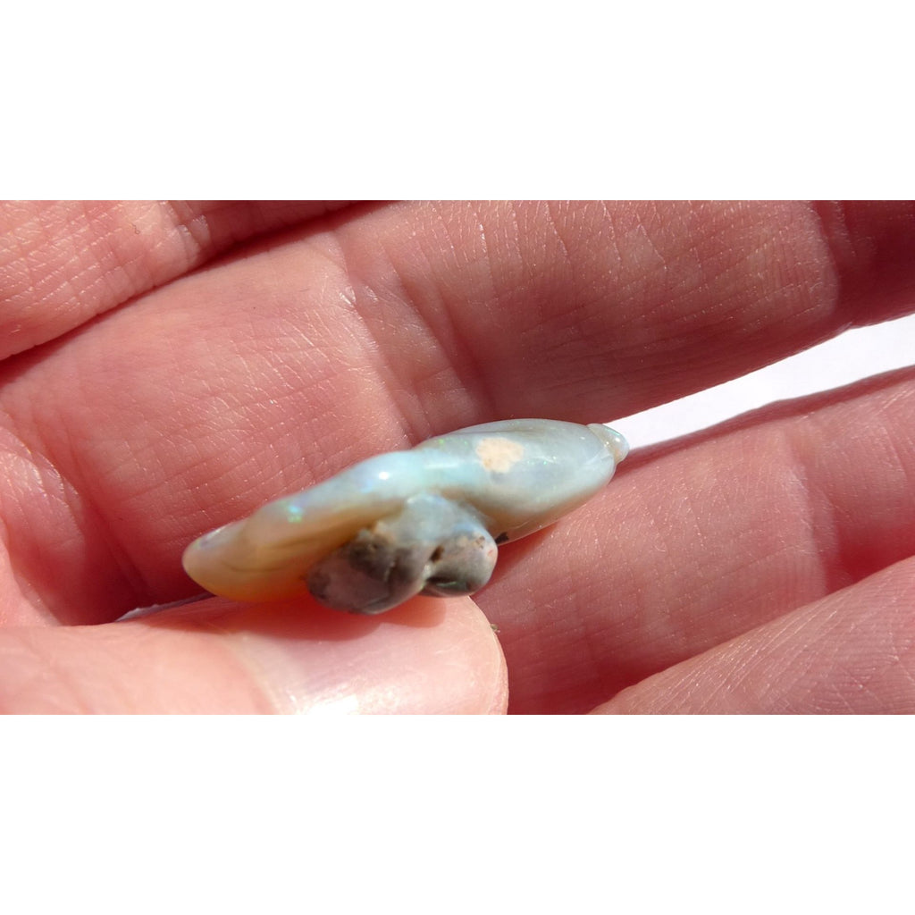 Carved Natural Opal Sitting Monkey Specimen 3.1g Weight 15.28 Carats 28mm Length