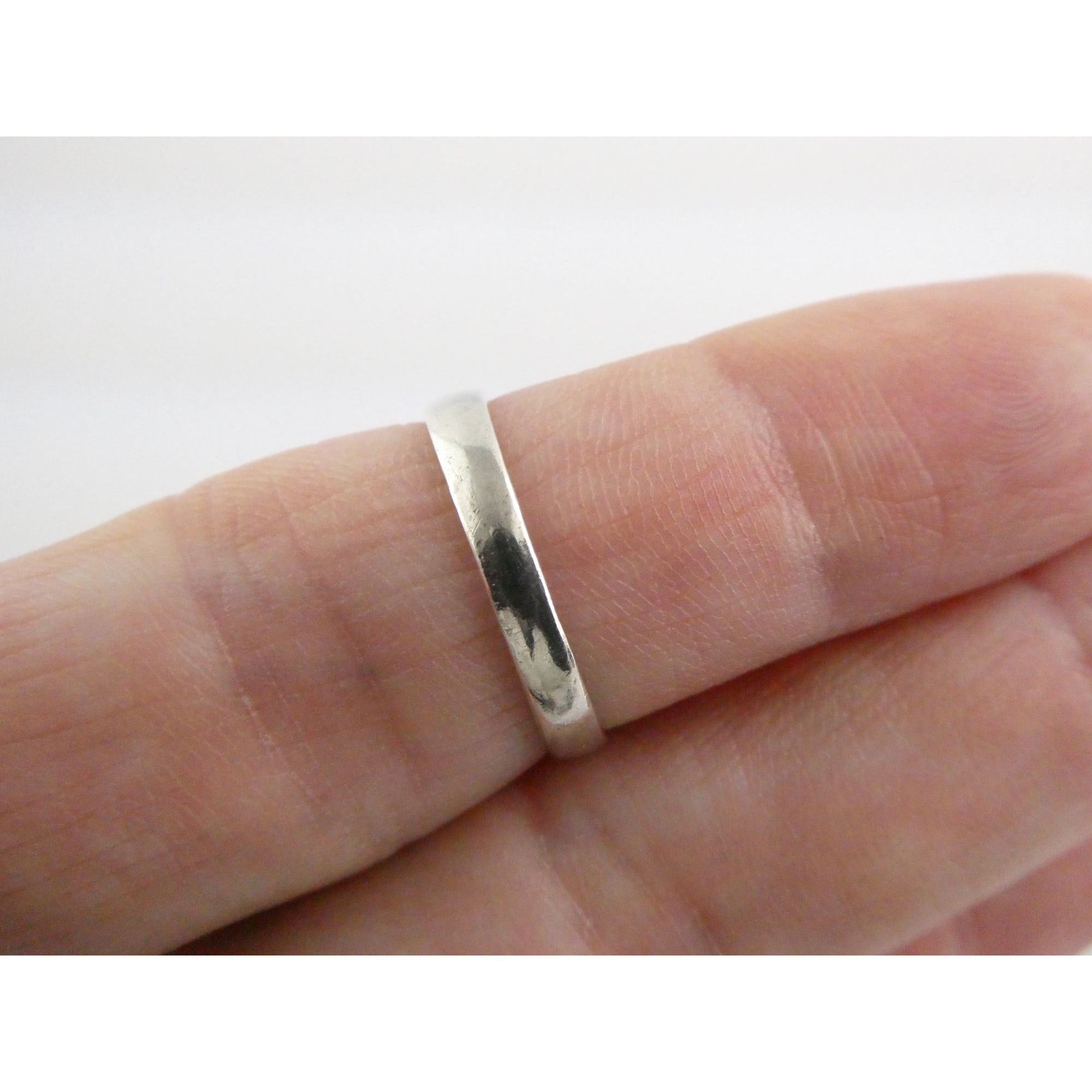 Avon Sterling Silver Pink Mother of Pearl Shell Flat Cab Ring Size 6.75 4.6g