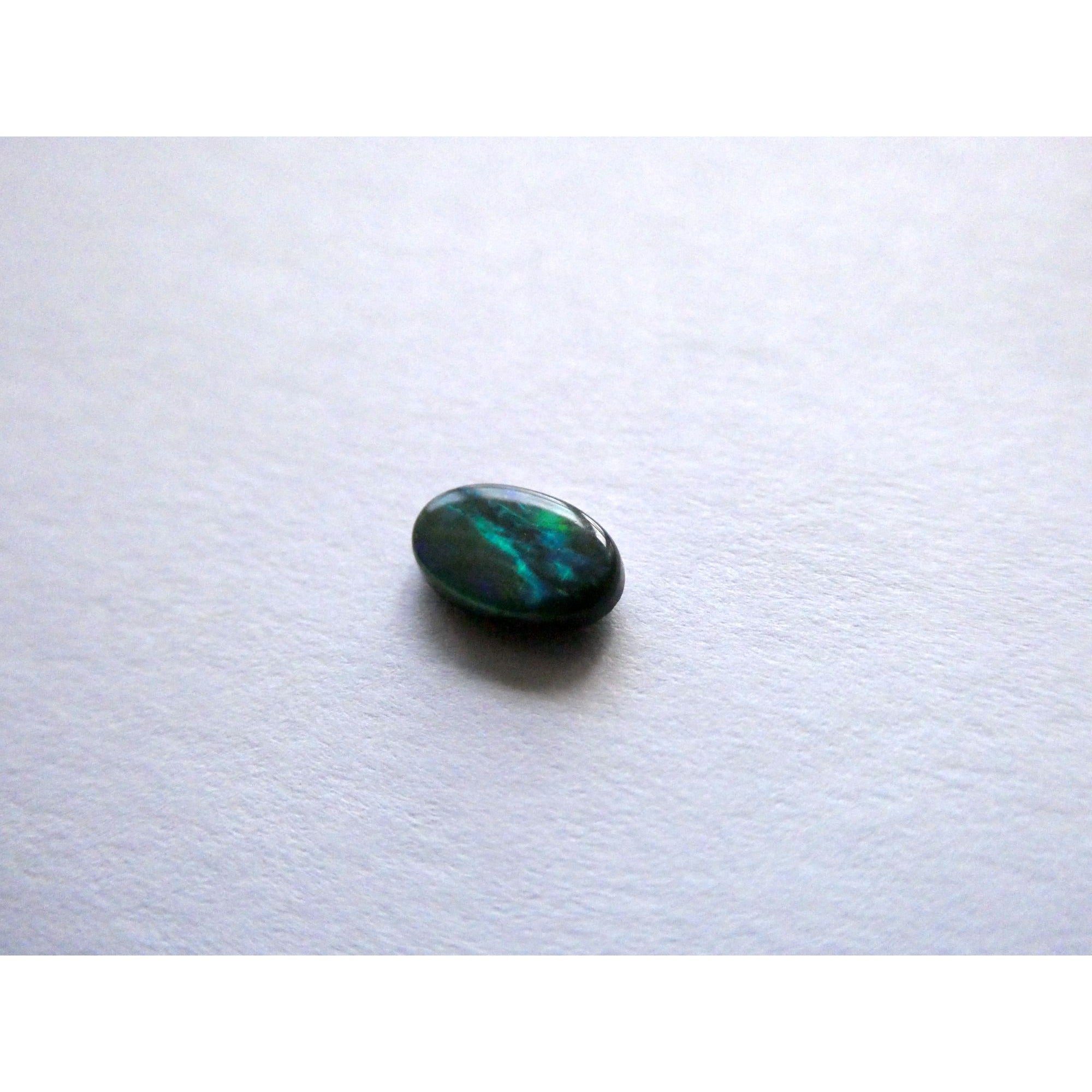 Australian Polished and Cut Freeform Opal Cabochon .42 CT Weight 7.11mm x 4.50mm