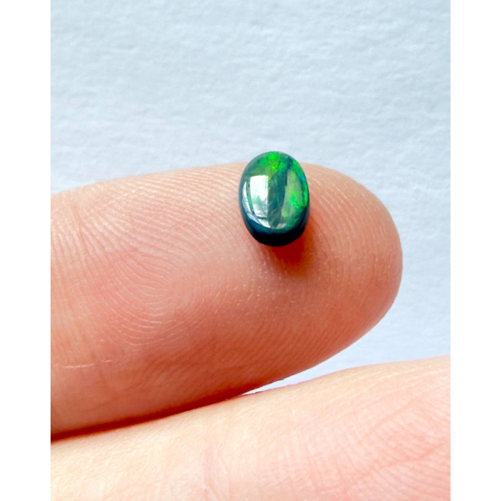 Australian Polished and Cut Freeform Opal Cabochon .42 CT Weight 7.11mm x 4.50mm