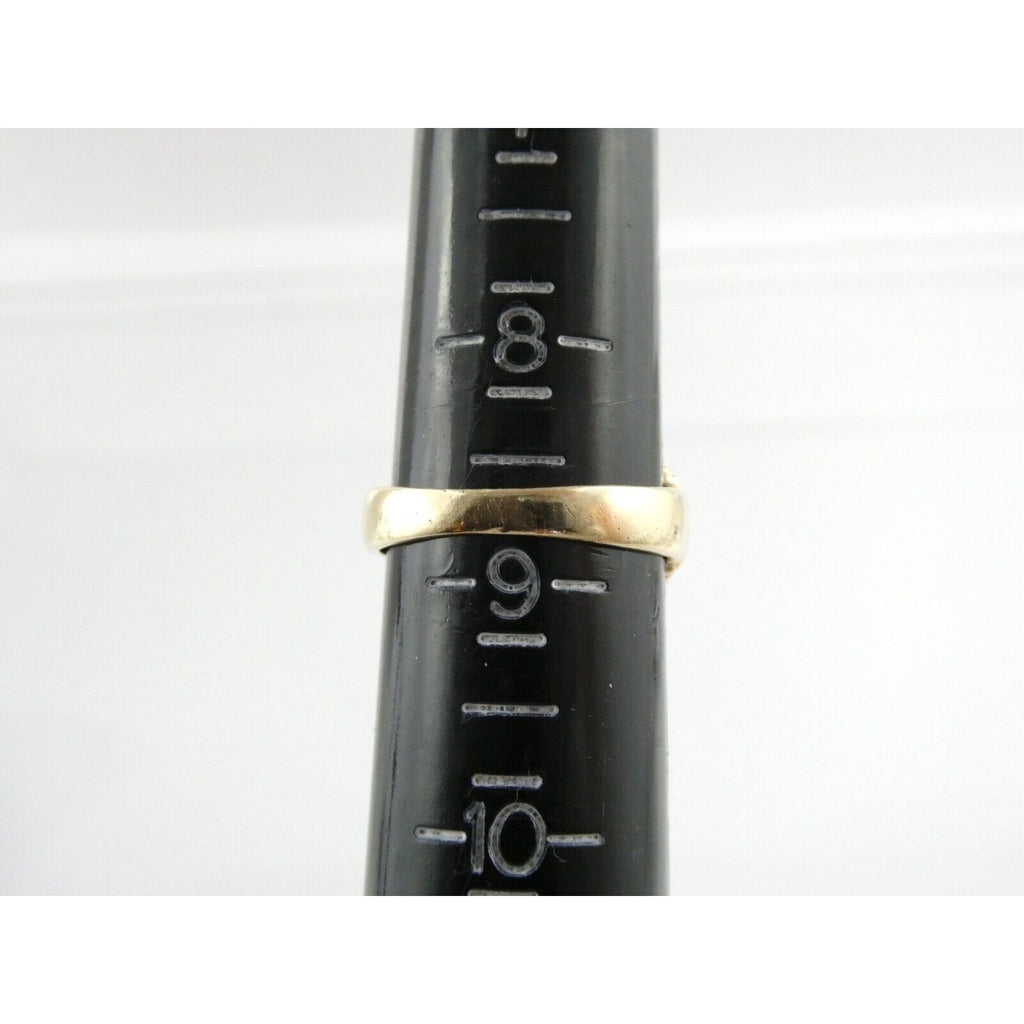 Antique 10k Yellow Gold Carved Hematite Centurion Soldier Signet Ring Size 8.75