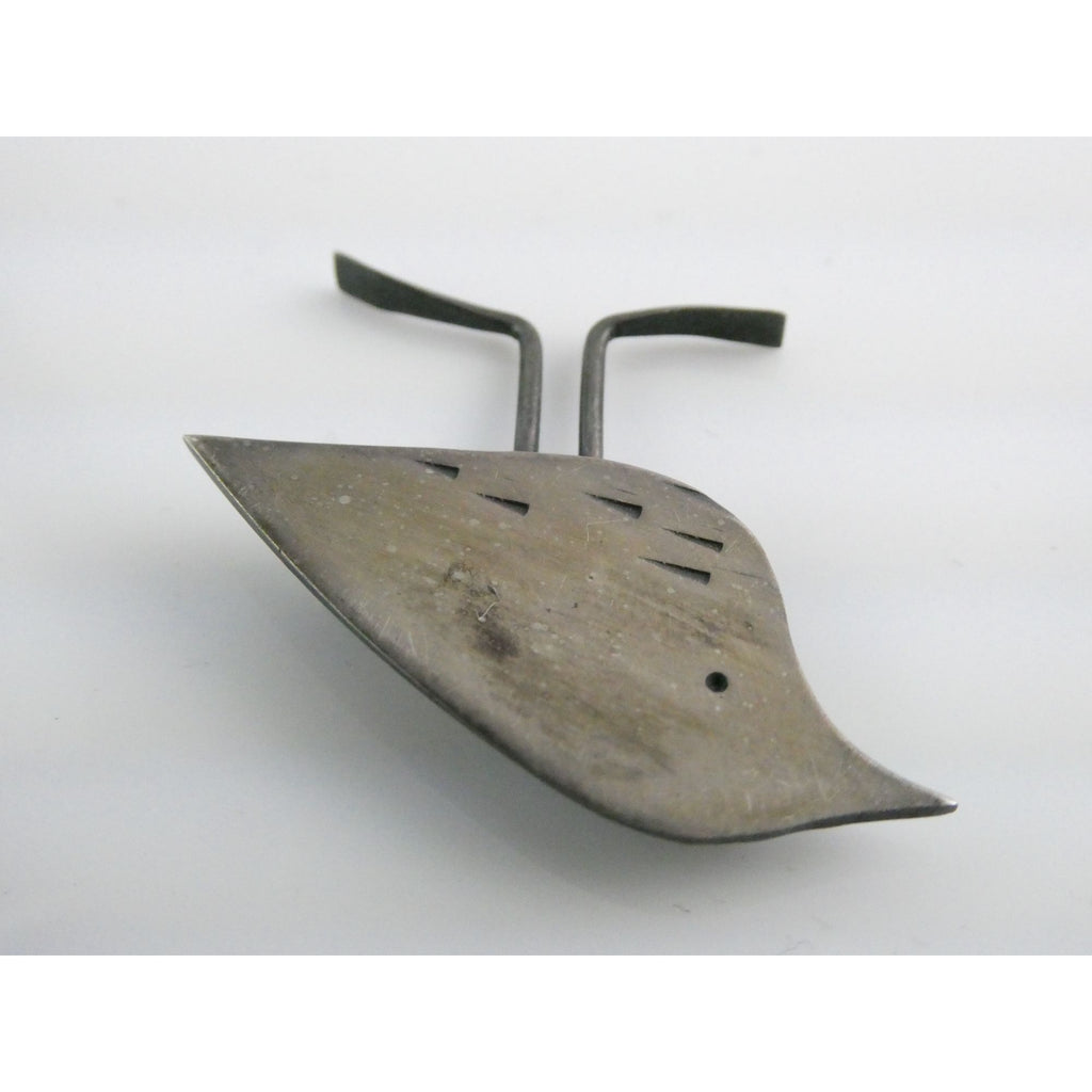 Vintage MCM Frances Holmes Boothby Sterling Silver Bird Pin FHB 5.1g 1.5In Width