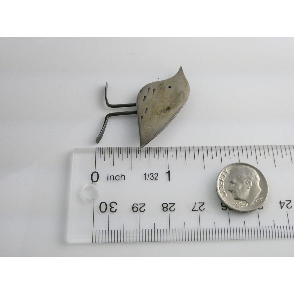 Vintage MCM Frances Holmes Boothby Sterling Silver Bird Pin FHB 5.1g 1.5In Width