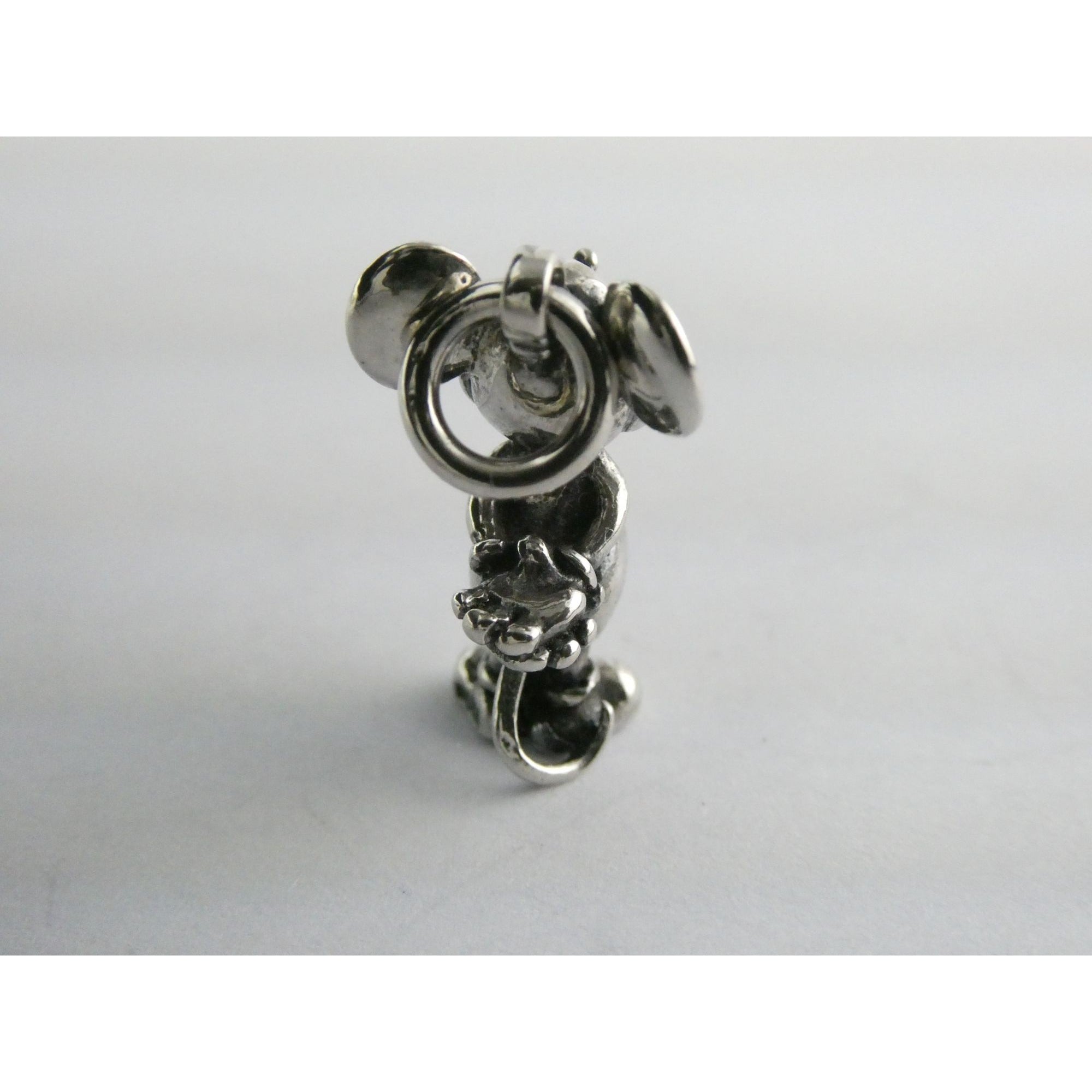 Vintage Walt Disney Prod Sterling Silver Mickey Mouse Figural Charm Pendant 5.5g