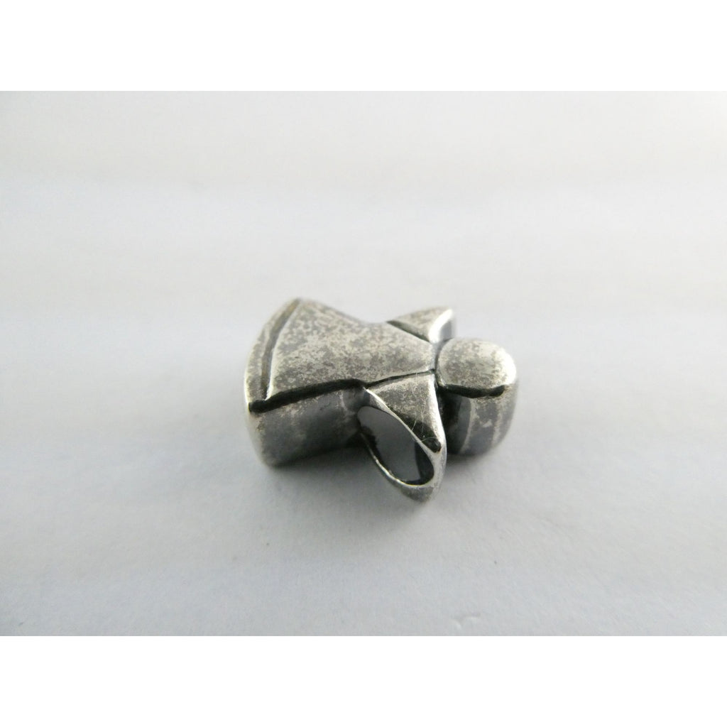 Delgarito Designer Sterling Silver Angel Slide Pendant 3.4g 17mm Length