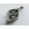 Jane Seymour JWBR Sterling Silver Natural Diamond Floating Open Hearts Pendant