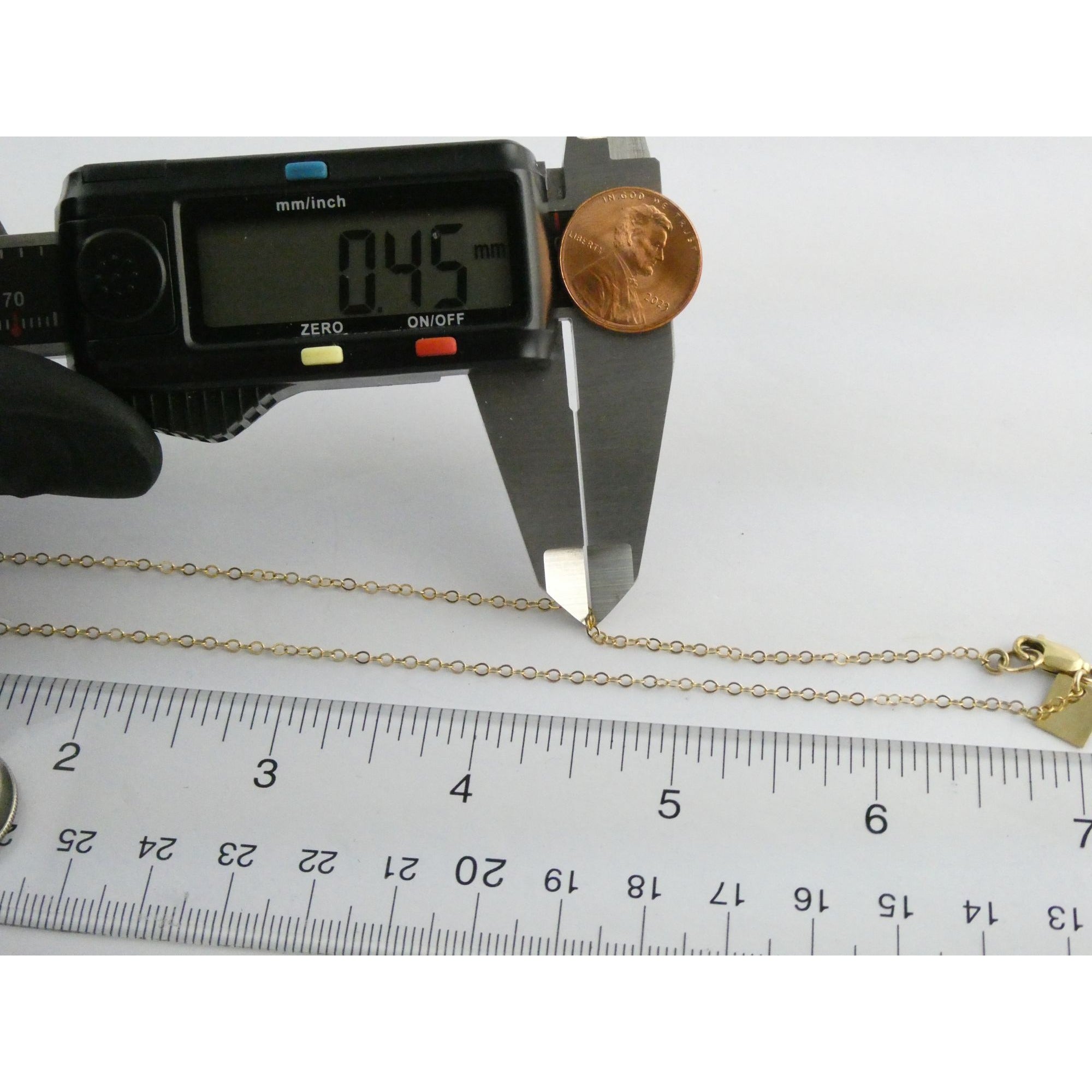 Kendra Kist 1/20th 14k Gold Fill Bar Pendant Necklace 1.9g 15 Inch Length