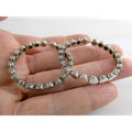John Hardy Dot Collection Sterling Silver Hoop Earrings 925 38.78mm 19.5 Grams
