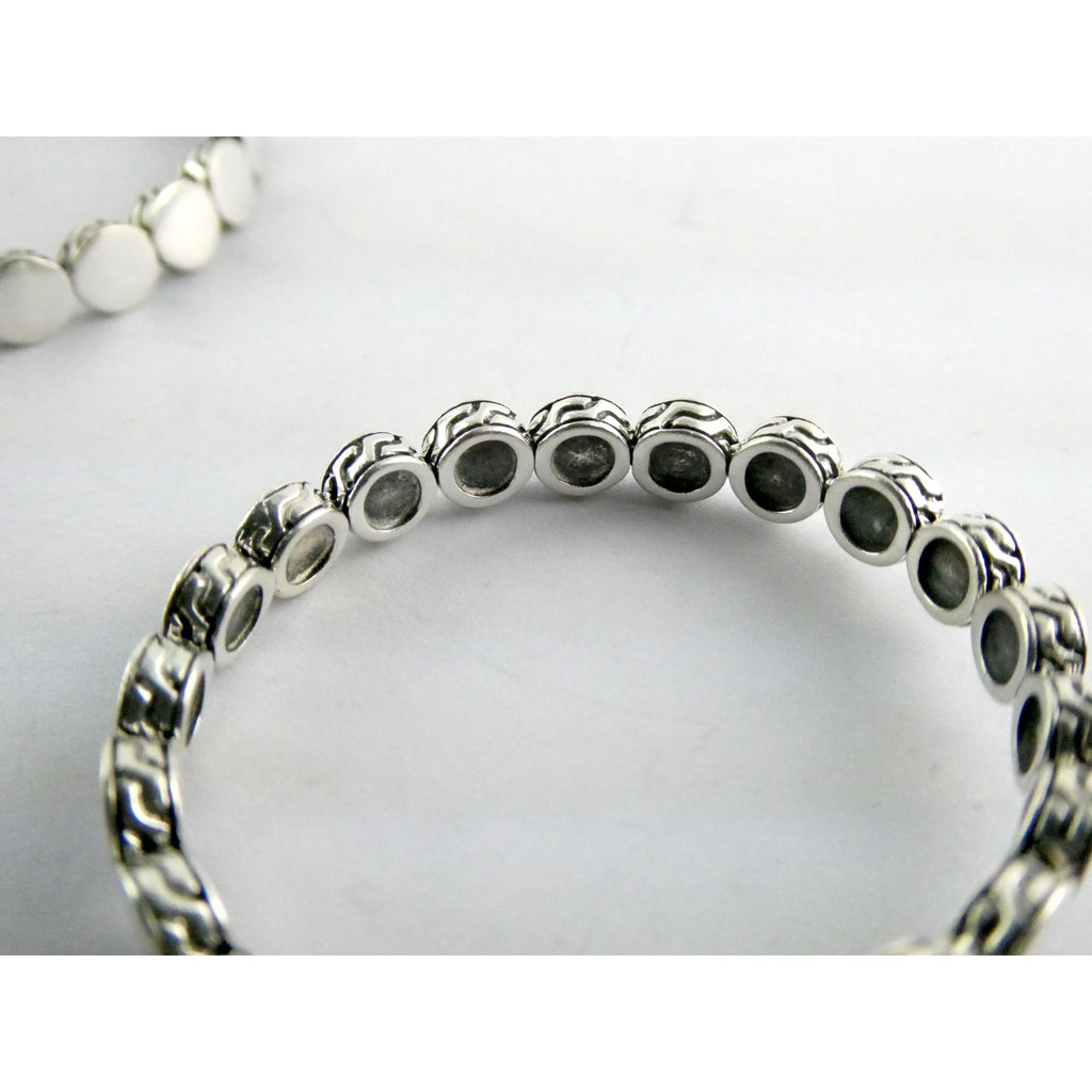 John Hardy Dot Collection Sterling Silver Hoop Earrings 925 38.78mm 19.5 Grams