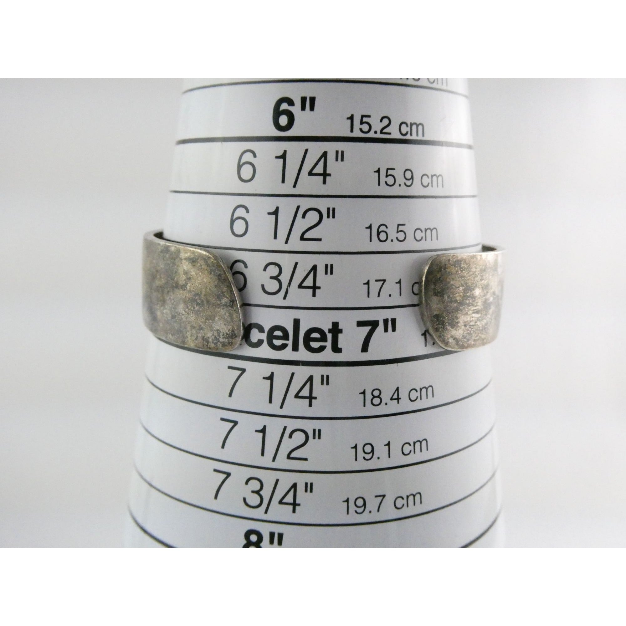 Riley Polequaptewa NA Hopi Artisan Sterling Silver Bear Track Cuff Bracelet 32g