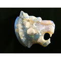 Carved Natural Opal Roaring Tiger Specimen 2.1g Weight 10.5 Carats 24mm Length