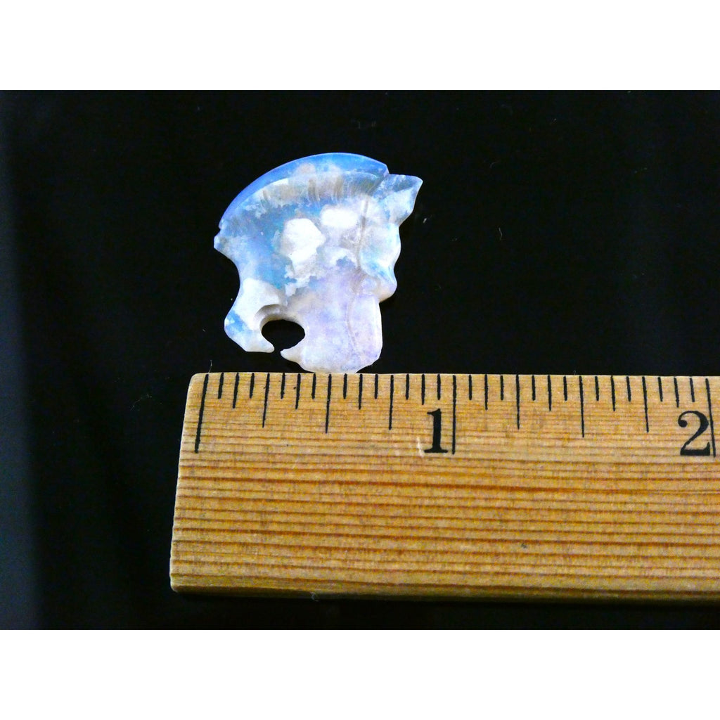 Carved Natural Opal Roaring Tiger Specimen 2.1g Weight 10.5 Carats 24mm Length