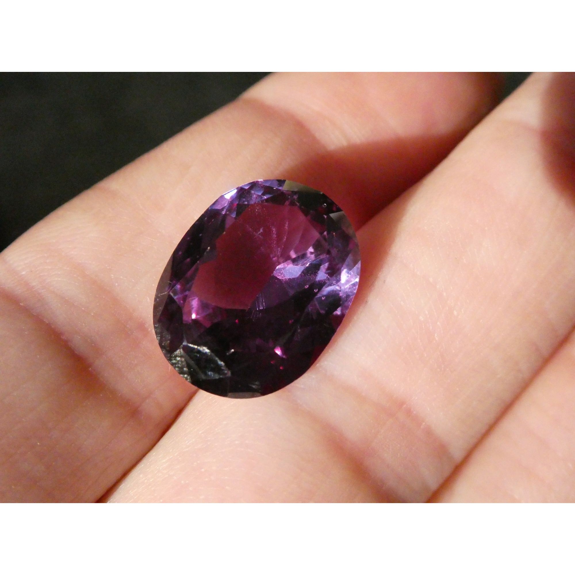 Oval Cut Lab Created Color Change Sapphire 2.7g Weight 16.92mm Length x 13.19mm